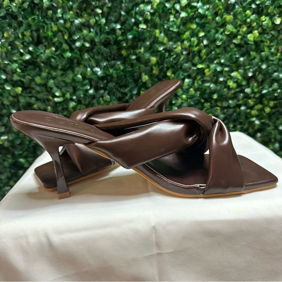 Mata Shoes Brown High Heels Stilletos Size 39 - Picture 7 of 13